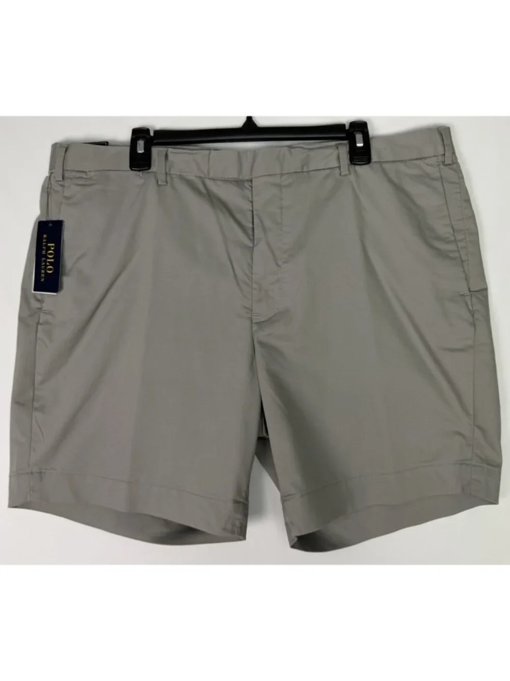 Polo Ralph Lauren Grey Golf Shorts Men's 40 Stretch Straight Fit 7.5